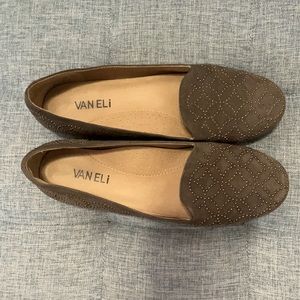 Van Eli Suede Studded Loafers